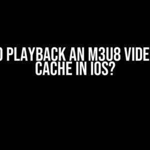 How to Playback an M3U8 Video from Cache in iOS?