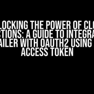 Unlocking the Power of Cloud Functions: A Guide to Integrating Nodemailer with OAuth2 using just an Access Token